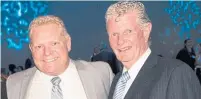  ?? FACEBOOK/REENA FOUNDATION ?? Premier Doug Ford asked Ron Taverner “if he would be interested in a position at the OCS and suggested the title of ‘President of Community Outreach’ for the position.”