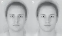  ?? IMAGES MADE BY AUDREY HENDERSON ?? Each of these portraits is a composite of 16 men and women who were photograph­ed once while they were healthy and once after they had been infected with a toxin. Can you tell which face is sick and which is healthy?