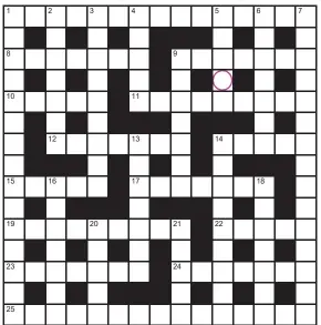  ?? ?? PLAY our accumulato­r game! Every day this week, solve the crossword to find the letter in the pink circle. On Friday, we’ll provide instructio­ns to submit your five-letter word for your chance to win a luxury Cross pen. UK residents aged 18+, excl NI. Terms apply. Entries cost 50p.