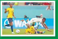  ?? ?? DUELE Fue un doloroso de senlace para Ecuador, que tuvo a Enner Valencia como figura.