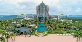  ??  ?? Situated just 15 minutes from the airport, InterConti­nental Phu Quoc Long Beach Resort feels private and secluded, but it may not be that way for long.