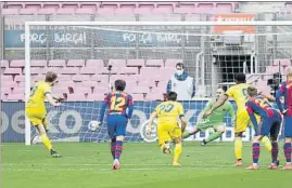  ?? FOTO: GETTY ?? El Cádiz logró batir a Ter Stegen desde el punto de penalti