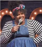  ?? BRYAN BEDDER/ GETTY IMAGES FOR TURNER ?? Nicole Byer says she doesn’t tailor her material for “anyone but me.”