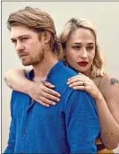  ?? ?? MOOCHER: Joe Alwyn, with Jemima Kirke as Melissa, in the BBC’s drama