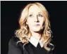  ?? CARLO ALLEGRI/REUTERS ?? J. K. Rowling, the “Harry Potter” author, has come under criticism for her comments on gender issues.