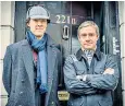  ??  ?? Cumberbatc­h disagreed with Freeman’s opinion on viewers’ love for Sherlock