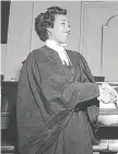  ?? GLENBOW ARCHIVES ?? Lawyer Violet King Henry was called to the bar in 1954 after moving back to Calgary.