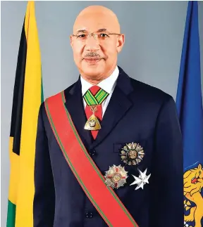  ??  ?? His Excellency, Sir Patrick Allen, Governor General of Jamaica.