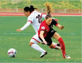  ?? FOTO ?? Cortuluá sacó a relucir su jerarquía frente al Cúcuta y lo dejó en riesgo de ser eliminado de la Liga Femenina.