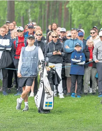  ?? ?? Swede Linn Grant was roared on to a nine-shot victory by huge crowds to