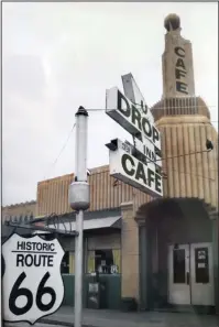  ?? Submitted photo ?? U-DROP INN: A photo by Drew Knowles shows the world-famous Tower Station and U-Drop Inn in Shamrock, Texas, on Route 66.