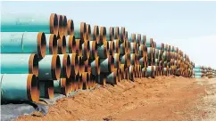  ?? SUE OGROCKI / THE ASSOCIATED PRESS FILES ?? A U.S. House of Representa­tives committee has found that a Russian troll farm targeted the Keystone XL pipeline.