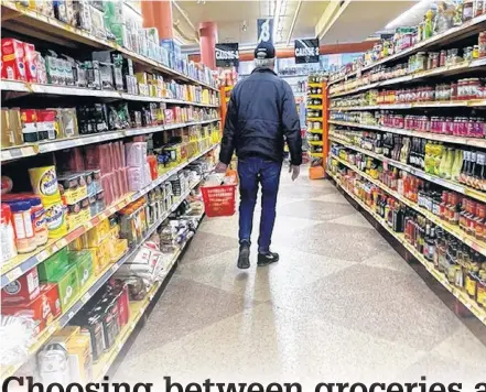  ?? POSTMEDIA NEWS ?? Those unable to keep up with growing food costs are forced to make major lifestyle and dietary changes to cope, write Milca Meconnen, Tasmin Adel and Kari Guo, students in the master of science in public health program at McGill University.