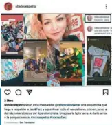  ??  ?? Captura de la publicació­n de Instagram donde intimidan a Rebecca Linda Marlene Sprößer.
~~~~~~~~~~~~~~~~~~~~~~~~~~~~~~~~~~~~~~~~~~~~~~~~~~~~~~~~~~~~~~~~~~