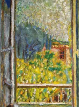  ??  ?? La Petite Fenêtre de Pierre Bonnard (1946). Musée Bonnard, le Cannet.