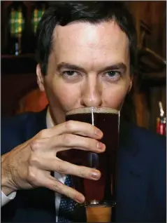  ??  ?? ‘Stealth tax’: Rise adds to the existing 52p in tax per pint