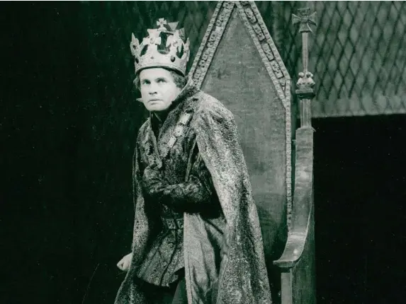  ?? (RSC/PA) ?? Holm as Richard III at the Royal Shakespear­e Theatre in 1963