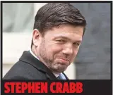  ??  ?? STEPHEN CRABB