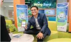  ?? ?? Wing Bank's Digital Lending Business Director Doeuk Daravuth.