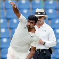  ?? AFP ?? Spinner Ashwin is set to play for Worcesters­hire. —