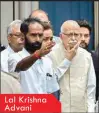  ??  ?? Lal Krishna Advani