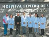  ?? CEDOC PERFIL ?? EQUIPO. Los profesiona­les que participar­on de la cirugía.