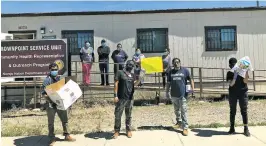  ?? COURTESY PHOTO ?? The team of people working with Kim Smith and Makai Lewis on their mutual-aid efforts on the Navajo Nation.