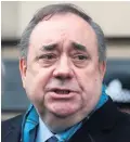  ??  ?? Acquitted: Alex Salmond