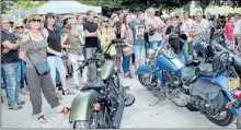  ??  ?? Le show bike, un grand moment du Week-end