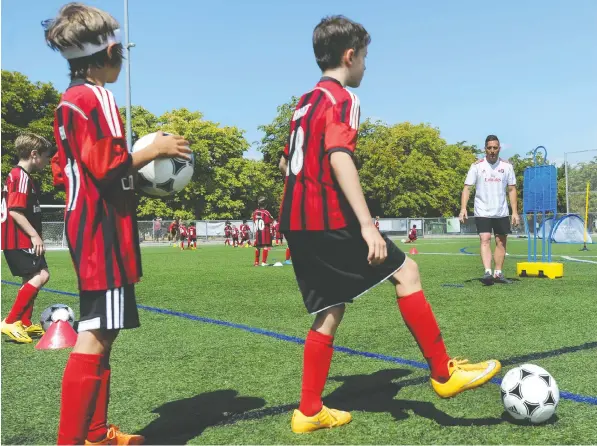  ?? —JASON PAYNE ?? B.C. Soccer wrote a letter to its membership last week expressing worries about insurance coverage and liability after the government changed plans regarding how minor sports are to resume with safety guidelines designed to combat the spread of the coronaviru­s.