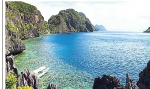  ??  ?? Palawan island is popular with scuba divers.