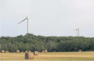 ?? LARS HAGBERG/THE CANADIAN PRESS FILE PHOTO ?? The White Pine Wind project in Prince Edward County was scheduled to go into operation this fall.
