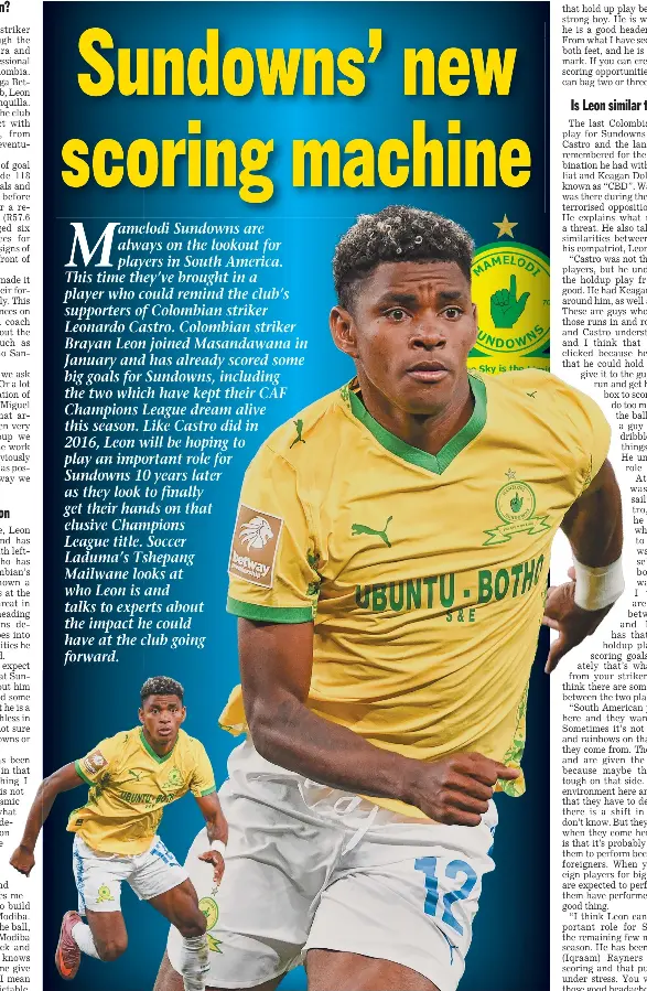 Sundowns’ new scoring machine - PressReader
