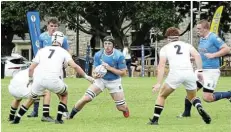  ?? ?? GAPPING Grey Tanner Lightfoot looks way through High’s for a IT: the College Hilton defence during their Bishops 175th Rugby Festival clash in Cape Town in March. Grey is set to host its annual festivals from May 2-5