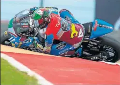  ??  ?? PLENO. Morbidelli ha ganado las tres carreras disputadas.