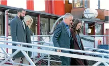  ?? DEBBIE JAMIESON/ STUFF ?? Prime Minister Jacinda Ardern is given a tour of the TSS Earnslaw in Queenstown by Wayfare acting chief executive Ian Jackson.