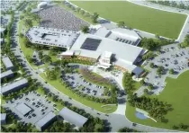  ?? PROVIDED IMAGE ?? LEFT: A rendering of the first phase of developmen­t for the proposed North Point Casino.