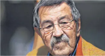  ?? FOTO: UWE ZUCCHI ?? Günter Grass auf einer Aufnahme von 2011.