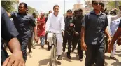  ?? — AP ?? Congress chief Rahul Gandhi at a rally in Malur, 45 km from Bengaluru, on Monday.