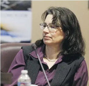  ?? IAN KUCERAK ?? Edmonton Catholic Schools trustee Patricia Grell has been reprimande­d over a blog posting critical of the board.