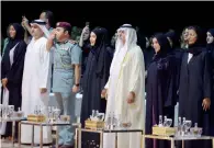  ?? Supplied photos ?? Sheikh Nahyan and other dignitarie­s on the opening day of the Internatio­nal Conference of Sports for Women. —