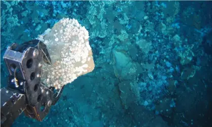  ?? Photograph: Nautilus minerals ?? Deep-sea mining off the coast of Papua New Guinea.