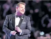  ?? Matt Sayles Invision / Associated Press ?? JAMES CORDEN of “The Late Late Show” hosts the Grammy Awards for the second consecutiv­e year.