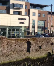  ??  ?? Brendan Matthews, the local historian, amazed me with this fact recently. The archway at the side of the Boyne is the oldest structure in the town, even before Laurence’s Gate, and led to a two storey house on this site many centuries ago.