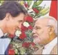  ??  ?? Justin Trudeau with Narendra Modi in New Delhi. PTI FILE