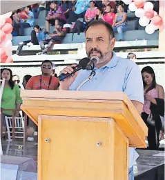  ??  ?? Pedro Chavira, presidente de Index, en la inauguraci­ón del evento