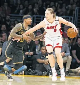  ?? RINGO H.W. CHIU/AP ?? Kelly Olynyk says protecting the home court is especially important now as the playoffs approach.