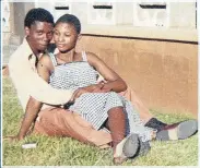  ??  ?? ONLY JUST BEGUN: Mashaba and wife Connie as a young couple. They have been married for 34 years