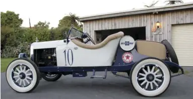  ??  ?? Nigel Fraser’s 1927 Chevrolet speedster. Real vintage fun