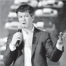  ?? VCG via Getty Images ?? TRAVIS KALANICK is CEO of Uber. Analysts say much of the firm’s $62.5billion valuation hinges on its potential to own swaths of market share in China.